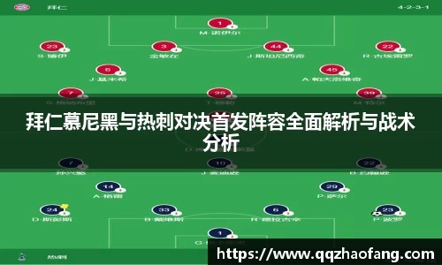 拜仁慕尼黑与热刺对决首发阵容全面解析与战术分析